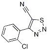 4-(2-Chlorophenyl)-1,2,3-thiadiazole-5-carbonitrile Structure,265326-54-3Structure