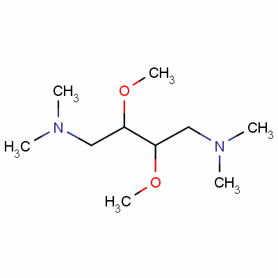 (S,s)-(+)-2,3-二甲氧基-1,4-雙(二甲基氨基)丁烷結(jié)構(gòu)式_26549-21-3結(jié)構(gòu)式