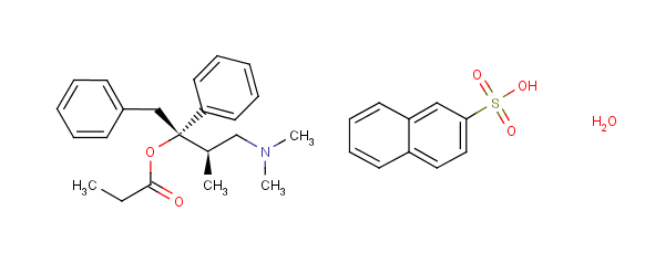 Dextropropoxyphene napsylate hydrate Structure,26570-10-5Structure