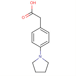 4-(1-Pyrrolidinyl)benzeneacetic acid Structure,26586-36-7Structure