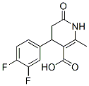 4-(3,4-Difluorophenyl)-1,4,5,6-tetrahydro-2-methyl-6-oxo-3-pyridinecarboxylic acid Structure,265985-98-6Structure