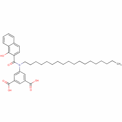 1-Hydroxy-n-octadecyl-n-(3,5-dicarboxy-phenyl)-2-naphthamide Structure,26639-29-2Structure