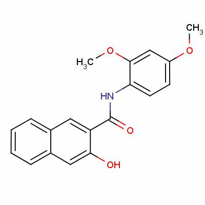 N-(2,4-dimethoxyphenyl)-3-hydroxy-2-naphthalenecarboxamide Structure,2672-77-7Structure