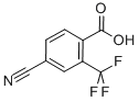 Benzoic acid, 4-cyano-2-(trifluoromethyl)- Structure,267242-09-1Structure