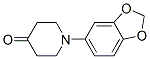 1-(1,3-Benzodioxol-5-yl)piperidin-4-one Structure,267428-44-4Structure