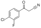 3-(4-Chloro-3-fluorophenyl)-3-oxopropanenitrile Structure,267880-80-8Structure