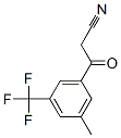 3-氧代-3-(3-甲基-5-三氟甲苯基)-丙腈結(jié)構(gòu)式_267880-84-2結(jié)構(gòu)式