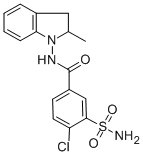 吲達帕胺結(jié)構(gòu)式_26807-65-8結(jié)構(gòu)式