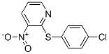 2-[(4-Chlorophenyl)thio]-3-nitropyridine Structure,26820-31-5Structure