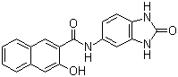 N-(2,3-Dihydro-2-oxo-1H-benzimidazol-5-yl)-3-hydroxy-2-naphthalenecarboxamide Structure,26848-40-8Structure