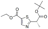 2-(1-(叔丁氧羰基)乙基)噻唑-5-羧酸-(S)-乙酯結(jié)構(gòu)式_268553-45-3結(jié)構(gòu)式