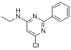 N-(6-chloro-2-phenyl-4-pyrimidinyl)-n-ethylamine Structure,26871-14-7Structure