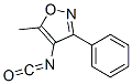 5-Methyl-3-phenyl-4-isoxazolyl isocyanate Structure,268748-84-1Structure