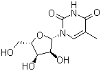 2-脫氧-l-胸苷結(jié)構(gòu)式_26879-47-0結(jié)構(gòu)式