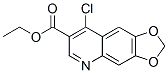 Ethyl 8-chloro[1,3]dioxolo[4,5-g]quinoline-7-carboxylate Structure,26893-17-4Structure