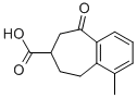 (+/-)-1-Methyl-5-oxo-6,7,8,9-tetrahydro-5h-benzocycloheptene-7-carboxylic acid Structure,269084-22-2Structure