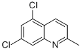 5,7-Dichloro-2-methylquinoline Structure,26933-09-5Structure