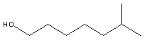 Isooctyl alcohol Structure,26952-21-6Structure