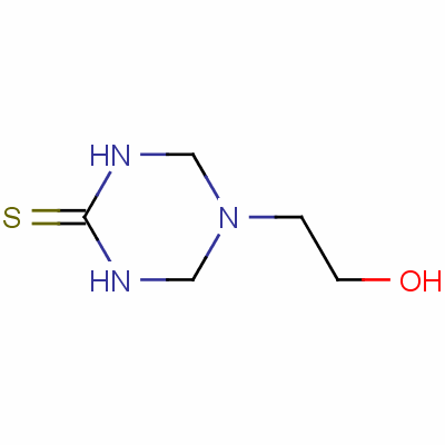 tetrahydro-5-(2-hydroxyethyl)-1,3,5-triazine-2(1H)-thione Structure,26957-73-3Structure