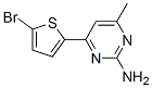 4-(5-Bromo-2-thienyl)-6-methyl-2-pyrimidinamine Structure,26963-44-0Structure