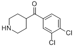 (3,4-Dichlorophenyl)(piperidin-4-yl)methanone Structure,269731-80-8Structure