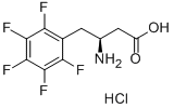 (S)-3-氨基-4-(五氟-苯基)-丁酸鹽酸鹽結構式_270063-41-7結構式