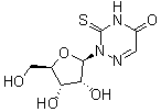 2-硫代-6-氮雜尿苷結(jié)構(gòu)式_27089-56-1結(jié)構(gòu)式