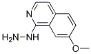 1-Hydrazino-7-methoxyisoquinoline Structure,27187-10-6Structure