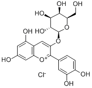 Cyanidin-3-galactosidechloride Structure,27214-71-7Structure