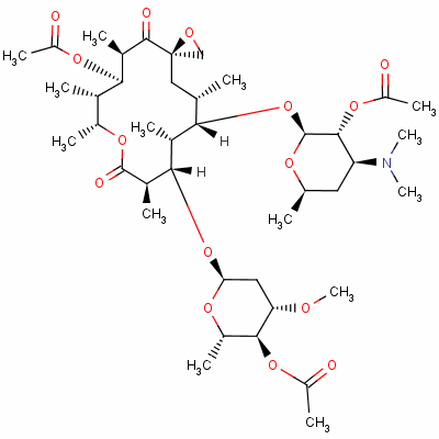 Oleandomycin triacetate Structure,2751-09-9Structure