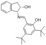 (1R,2s)-1-((e)-(3,5-di-tert-butyl-2-hydroxybenzylidene)amino)-2,3-dihydro-1h-inden-2-ol Structure,275374-67-9Structure