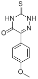 6-(4-Methoxyphenyl)-3-thioxo-3,4-dihydro-1,2,4-triazin-5(2h)-one Structure,27623-06-9Structure