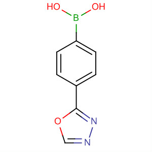 [4-(1,3,4-噁二唑-2-基)苯基]硼酸結(jié)構(gòu)式_276694-22-5結(jié)構(gòu)式