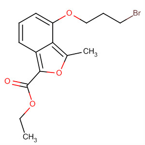 4-(3-Bromopropoxy)-3-methylbenzofuran-2-carboxylic acid ethyl ester Structure,279230-75-0Structure