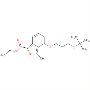 4-(3-Tert-butylamino-propoxy)-3-methyl-benzofuran-2-carboxylic acid ethyl ester Structure,279231-57-1Structure