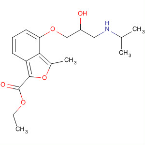 Ethyl 4-[2-hydroxy-3-(isopropylamino)propoxy]-3-methyl-1-benzofuran-2-carboxylate Structure,279231-65-1Structure