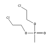 Bis(2-chloroethyl) methylphosphonate Structure,2799-58-8Structure