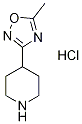 Piperidine, 4-(5-methyl-1,2,4-oxadiazol-3-yl)-, hydrochloride Structure,280110-73-8Structure