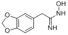 1,3-Benzodioxole-5-ethanimidamide, n-hydroxy- Structure,280110-82-9Structure