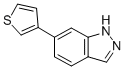 6-Thiophen-3-yl-1h-indazole Structure,281203-98-3Structure