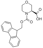 (S)-Fmoc-2-羧基嗎啉結(jié)構(gòu)式_281655-37-6結(jié)構(gòu)式