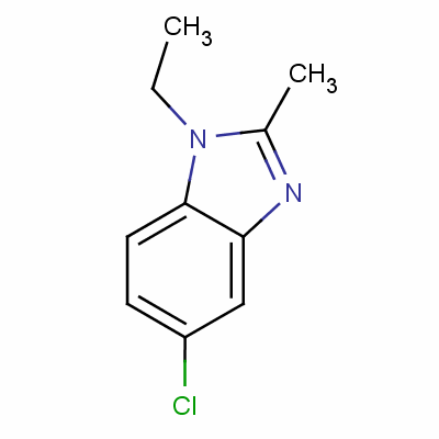 5-Chloro-1-ethyl-2-methyl-benzimidazole Structure,2818-76-0Structure