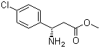 (S)-3-氨基-3-(4-氯苯基)丙酸甲酯結(jié)構(gòu)式_283159-95-5結(jié)構(gòu)式