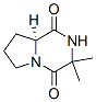 Pyrrolo[1,2-a]pyrazine-1,4-dione, hexahydro-3,3-dimethyl-, (s)- (9ci) Structure,28385-33-3Structure