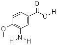 3-Amino-4-methoxybenzoic acid Structure,2840-26-8Structure