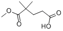 5-Methoxy-4,4-dimethyl-5-oxopentanoic acid Structure,2840-71-3Structure