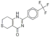 3,5,7,8-四氫-2-[4-(三氟甲基)苯基]-4H-噻喃并[4,3-D]嘧啶-4-酮結構式_284028-89-3結構式