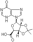 2,3-O-異亞丙基肌苷-5-羧酸結(jié)構(gòu)式_28440-13-3結(jié)構(gòu)式