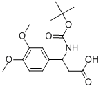 3-[(Tert-Butoxycarbonyl)amino]-3-(3,4-dimethoxyphenyl)propanoic acid Structure,284492-37-1Structure