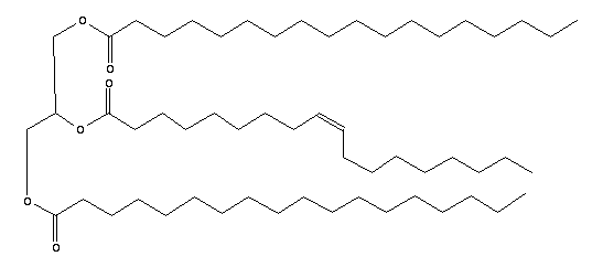 1,3-Distearoyl-2-oleoyl glycerol Structure,2846-04-0Structure